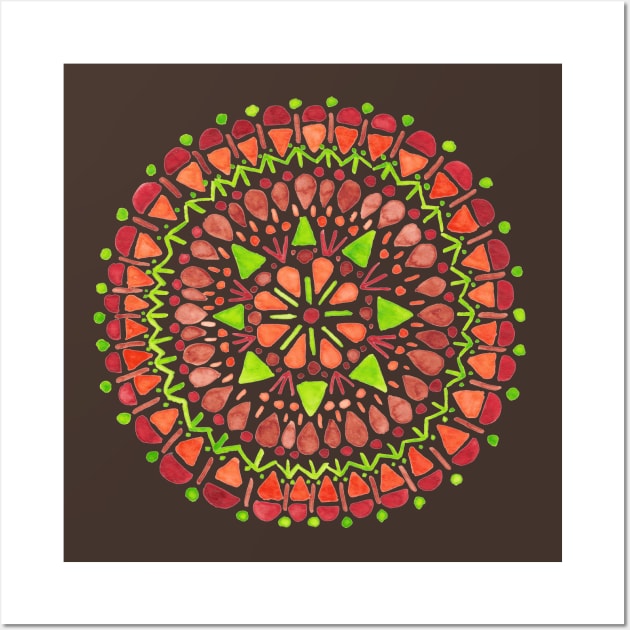 Autumn Mandala Wall Art by LauraKatMax